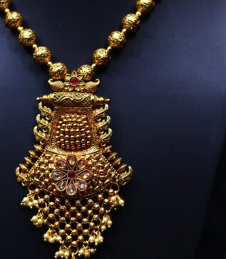 Kanchipuram Temple Necklace Set