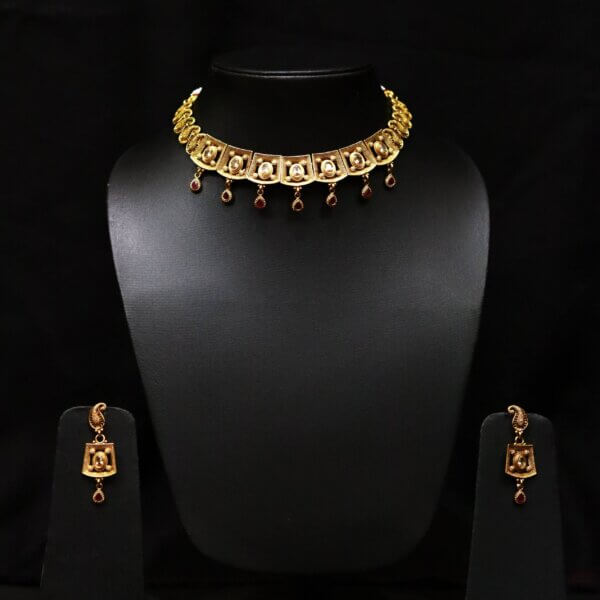 Ragini Temple Drop Necklace - Image 2