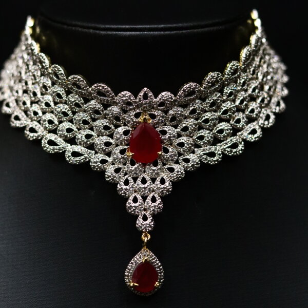 Ruhaniya Silver Choker